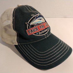 Faux Pas Lodge Invitational Hat / Cap Designer Faux Pas Prints One Size Fits All